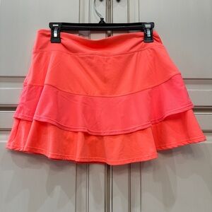Coral Layered Women's Skirt